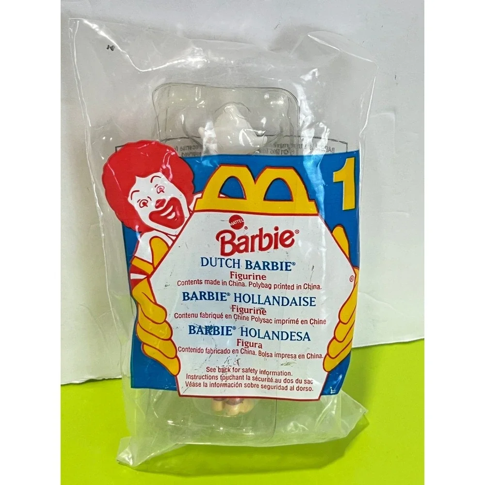 Vintage 1995 McDonalds Dutch Barbie Happy Meal Toy Sealed Mattel Figure 1 NEW